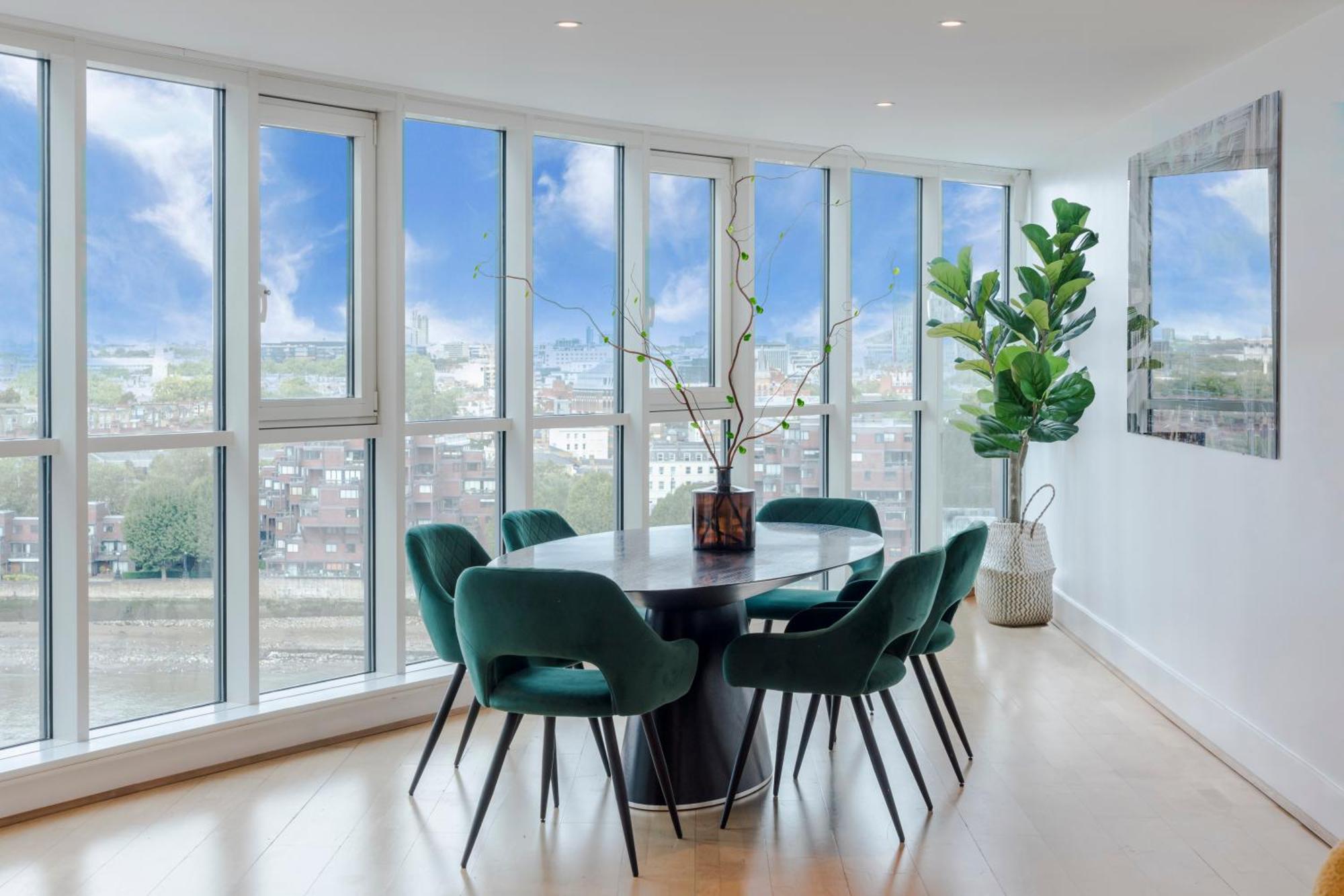 לונדון Best Thames View In Town! Large Luxxe Nomad Design Family Home מראה חיצוני תמונה