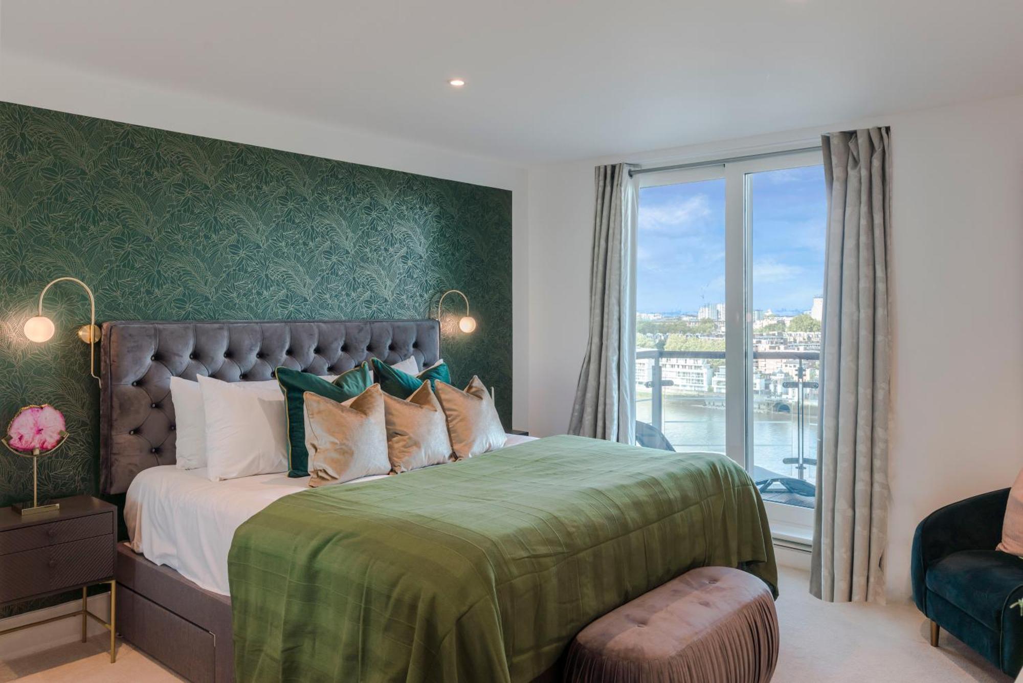 לונדון Best Thames View In Town! Large Luxxe Nomad Design Family Home חדר תמונה
