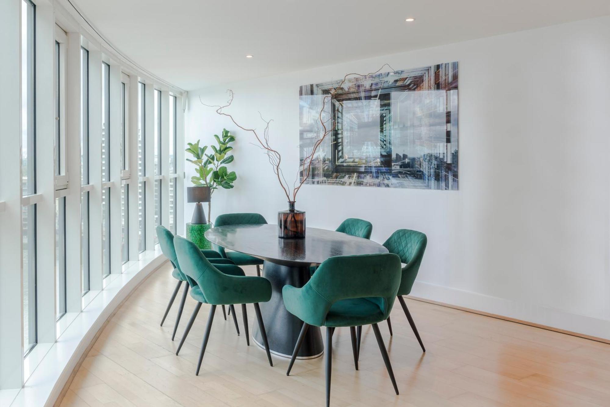 לונדון Best Thames View In Town! Large Luxxe Nomad Design Family Home חדר תמונה