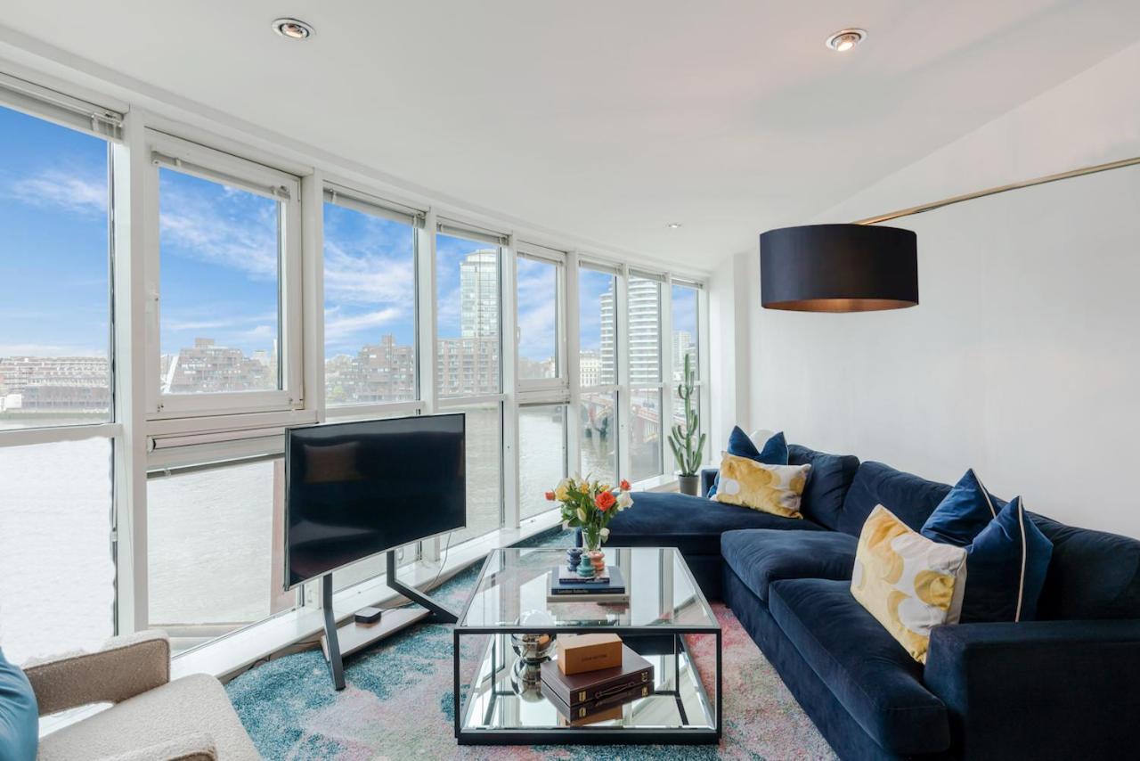 לונדון Best Thames View In Town! Large Luxxe Nomad Design Family Home מראה חיצוני תמונה
